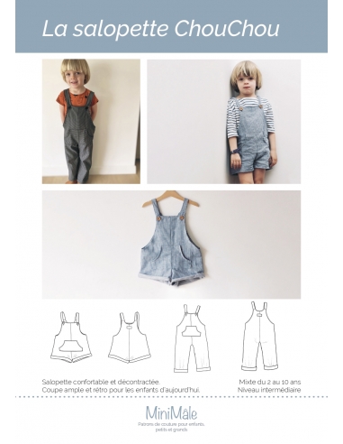 Patron pochette de Salopette ChouChou - Minimâle