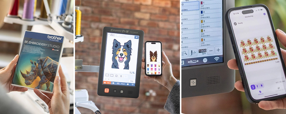 Des fonctions avancées pour cette brodeuse